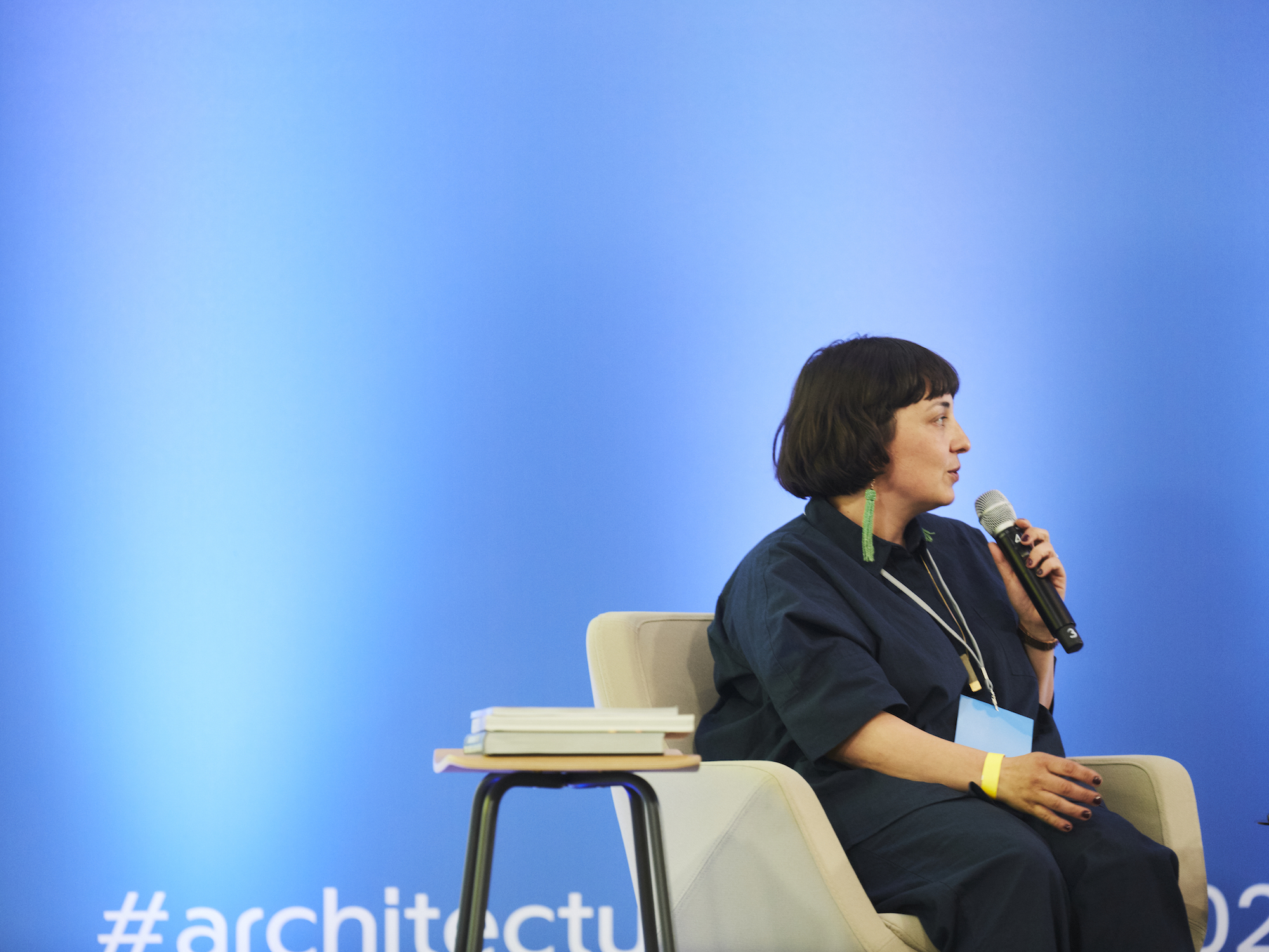 Architecture Matters 2022 Konferenz im Munich Urban Colab Panel Session Ukraine & Future mit Tinatin Gurgenidze, Tbilisi Architecture Biennial Foto: Tanja Kernweiss